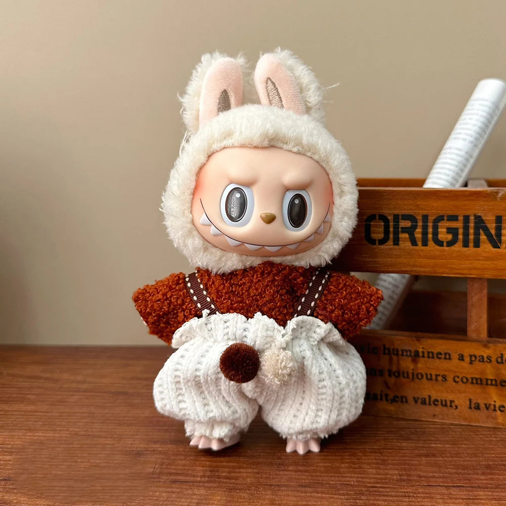 Labubu plush idol clothing accessories overalls style toys gifts Labubu ropa