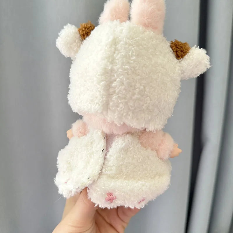 Only Clothes 1st 2nd Generation Labubu Plush Cute Kids' Clothing Accessories for Sitting at Parties and Small Sheep Skirt Sets