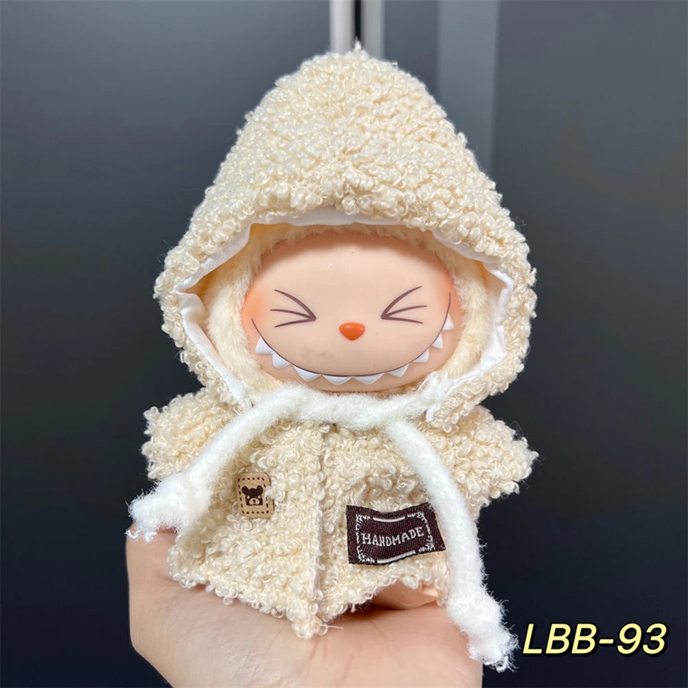 Labubu Skirt Clothes Cute 17cm Doll Clothes Set Accessories Labubu V1 V2 Idol Sweet and Cute Clothes Dress Gift for Friends