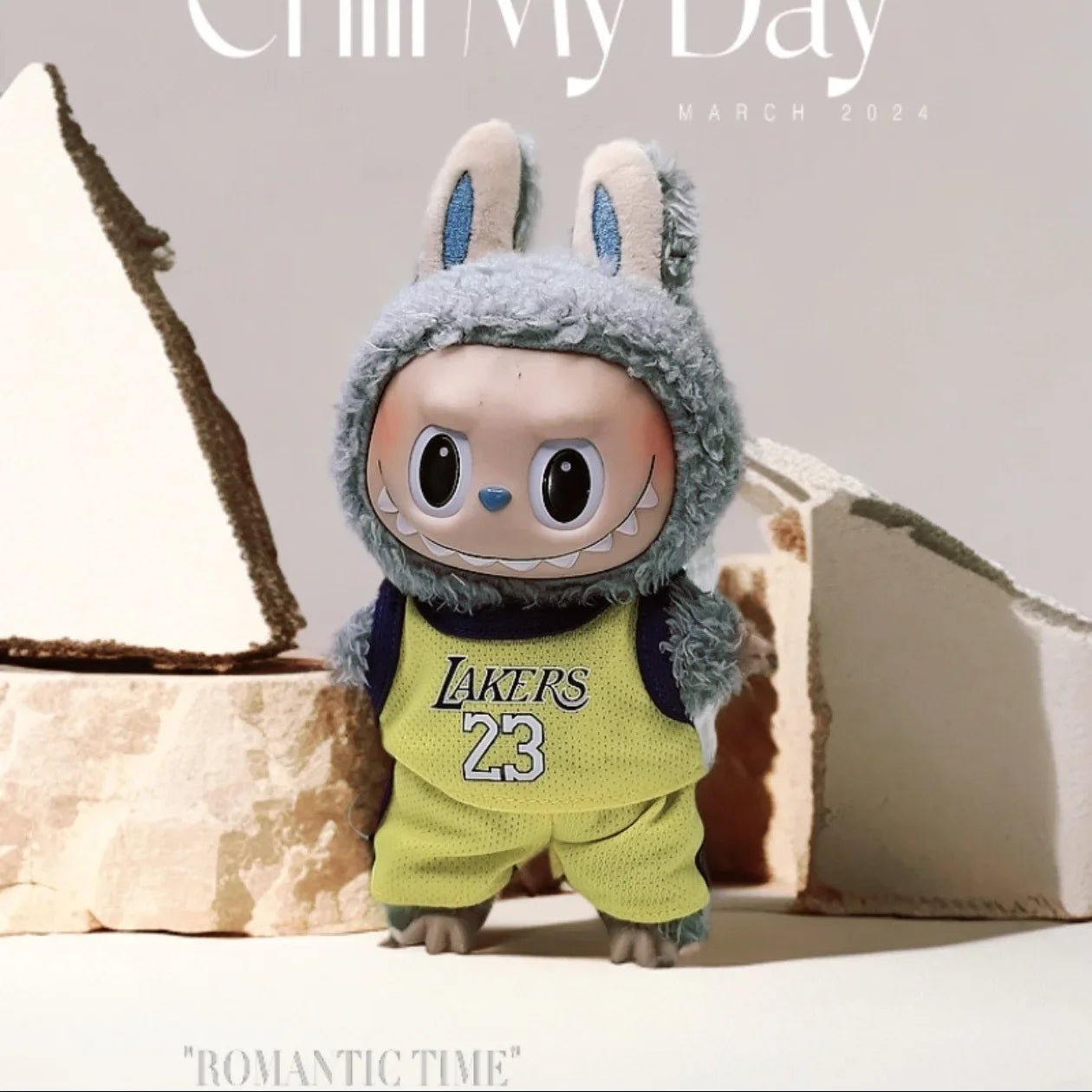 Labuibu Only Selling Clothes 17cm First Second Generation Labubu Basketball Clothes Cute Doll Decoration Handmade Doll Clothes