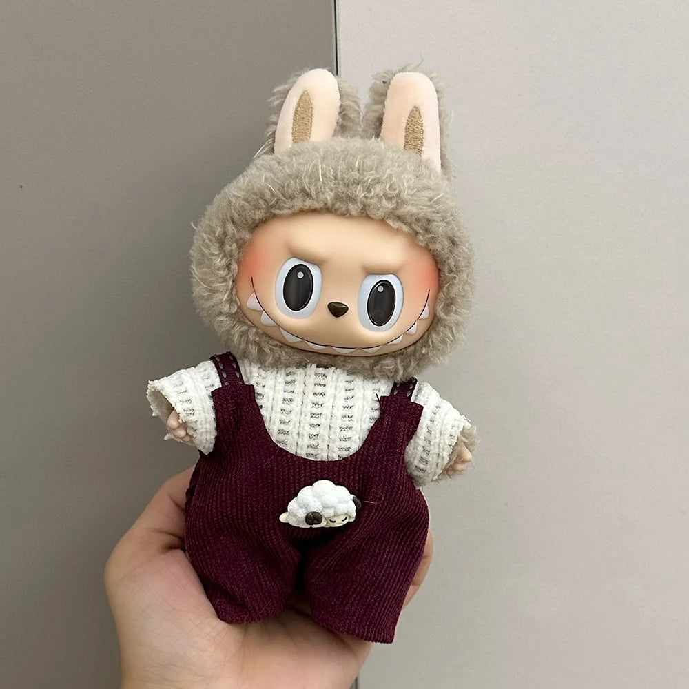 Labubu plush idol clothing accessories overalls style toys gifts Labubu ropa