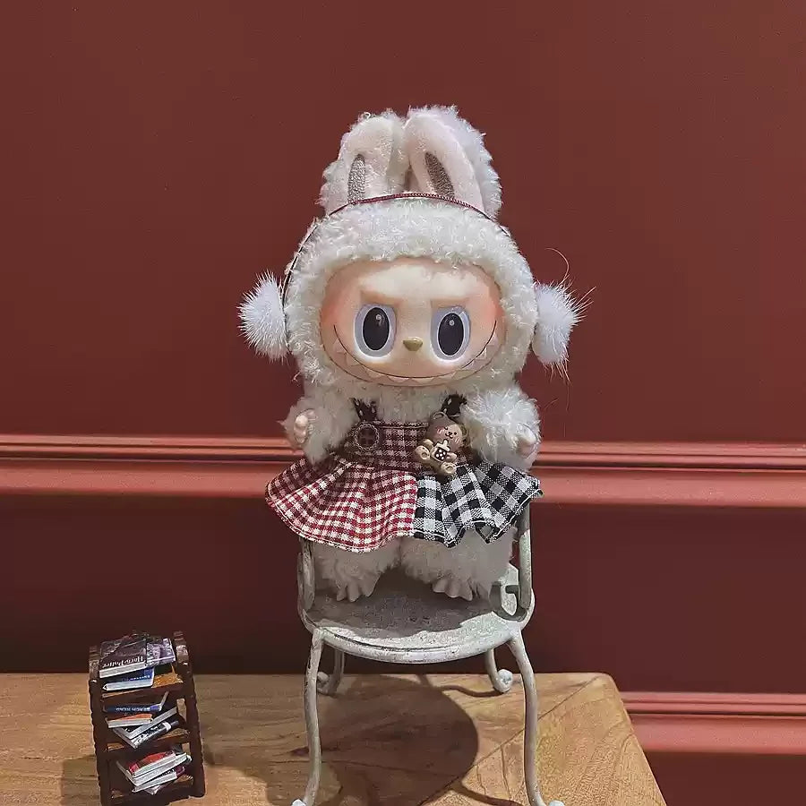 Original Labubu Clothes Labubu Vinyl Plush Doll Pendant One Or Two Generation Sitting Party Clothes Set Birthday Gift In Stock