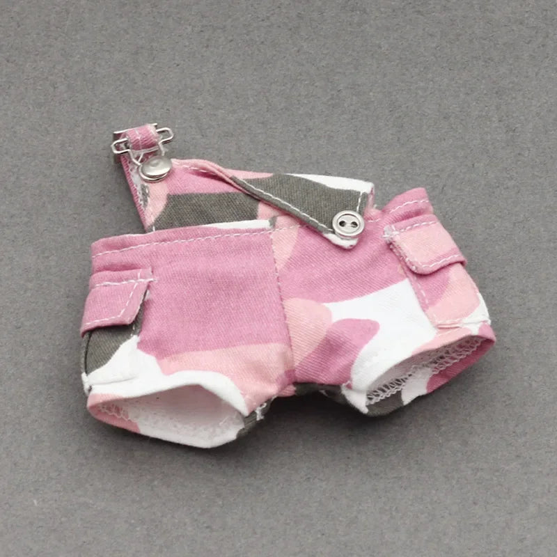 Labubu 3.0 Ropa Trendy Camouflage Suit Set for Labubu Fashion Outfit Cute Doll Clothes