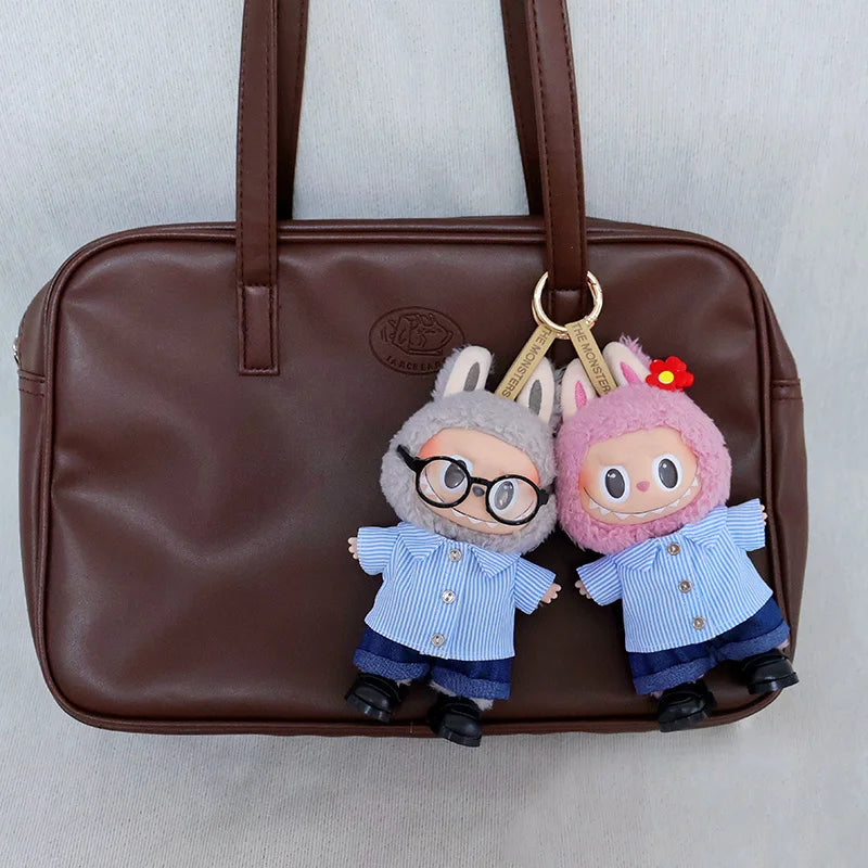 15-17cm Labubu Sitting Party Baby Clothes Summer