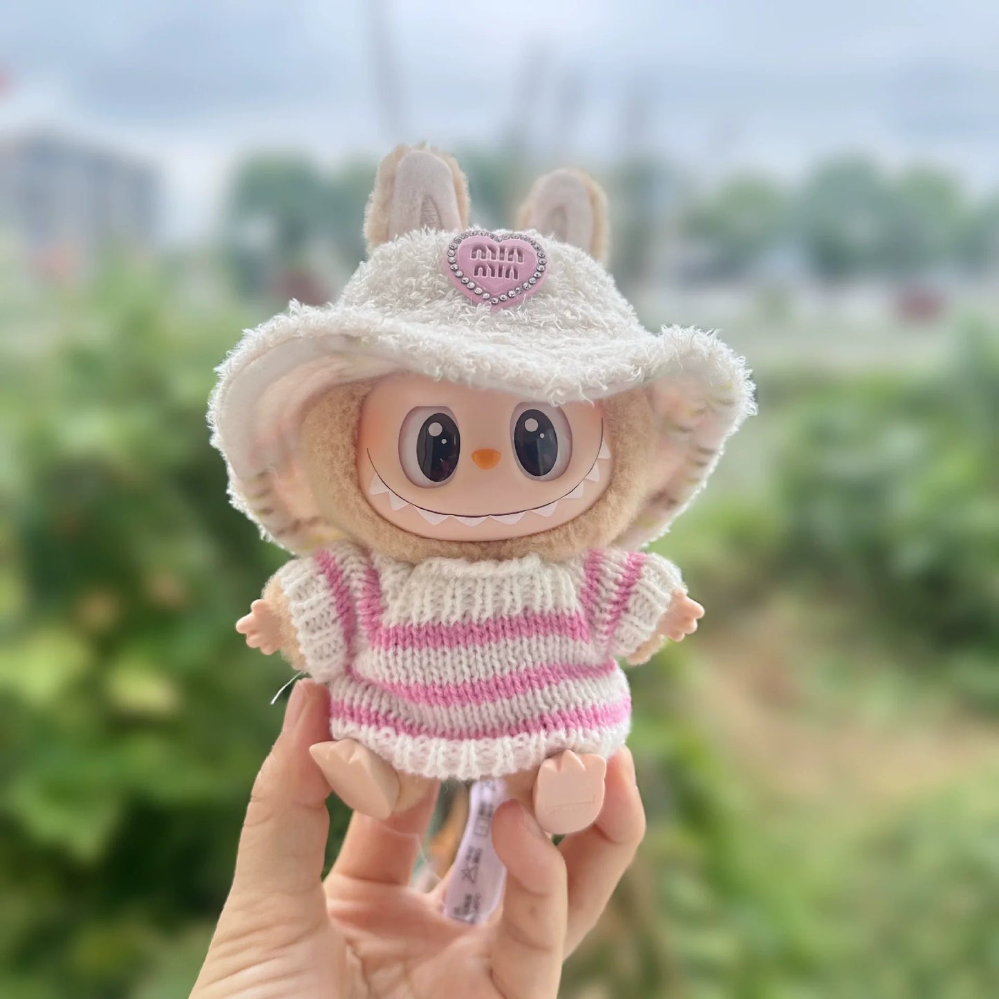 LABUBU Doll'S Clothes Outfit Accessories for 15-17cm Labubu Outfit Clothes Sports Leisure Suit Clothing Gift