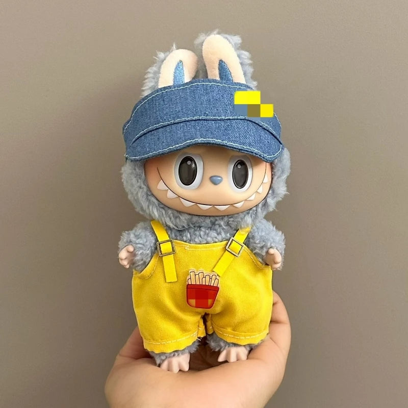 Labubu Doll Clothes Set for V1/V2 Ropa Labubu Dolls Strap Pants Set Cute Skirt Overalls Accessories Children's Toy Gifts