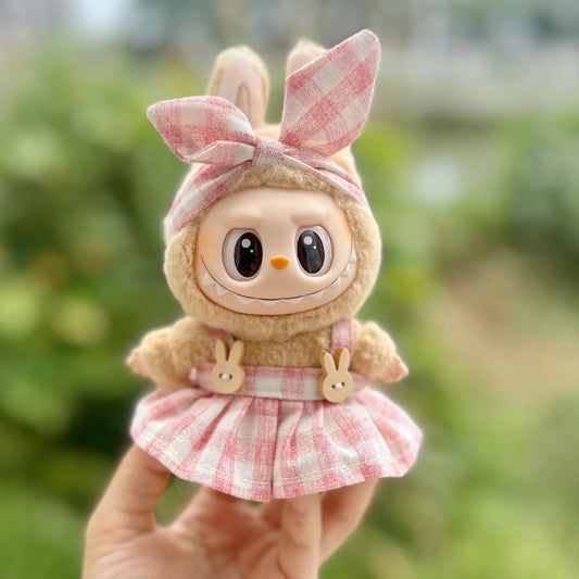 LABUBU Doll'S Clothes Outfit Accessories for 15-17cm Labubu Outfit Clothes Sports Leisure Suit Clothing Gift