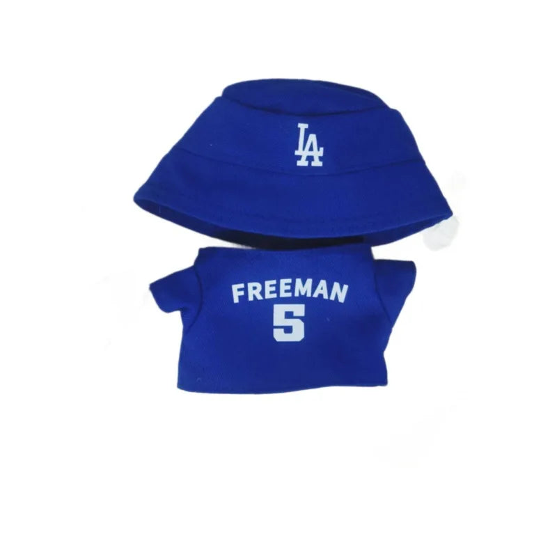 Cute Labubu Doll Clothes 15/17cm Labubu Clothes Sitting Party Number 17/5 Baseball Clothes Children's Diy Doll Accessories Gifts