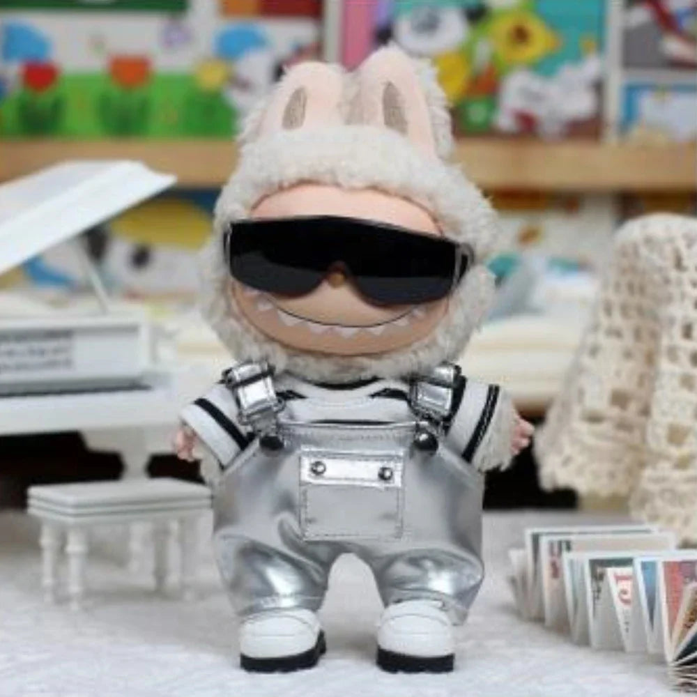 Labubu 3.0 Ropa Trendy Camouflage Suit Set for Labubu Fashion Outfit Cute Doll Clothes