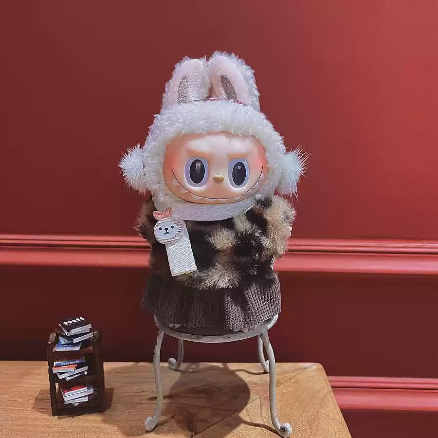 Original Labubu Clothes Labubu Vinyl Plush Doll Pendant One Or Two Generation Sitting Party Clothes Set Birthday Gift In Stock