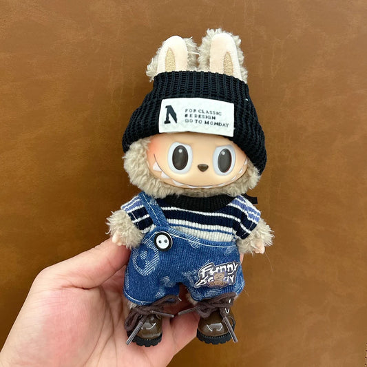 17cm Cute Doll Clothing Labubu Idol Doll Cute Decoration Macaron Clothing Gift Set Accessories