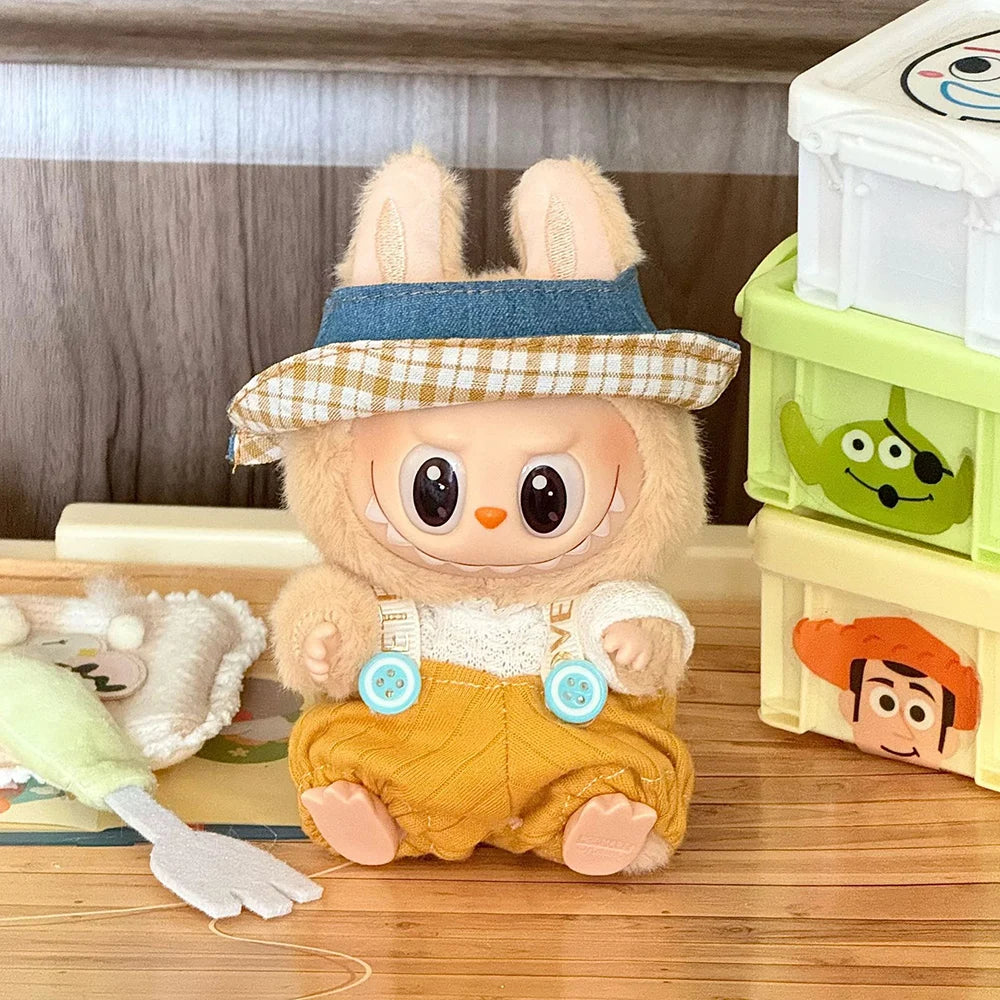 Trendy Casual Suit for 15-17cm Labubu Outfit Mini Doll Clothes Multi Style Labubu Cute Doll cloes Accessories