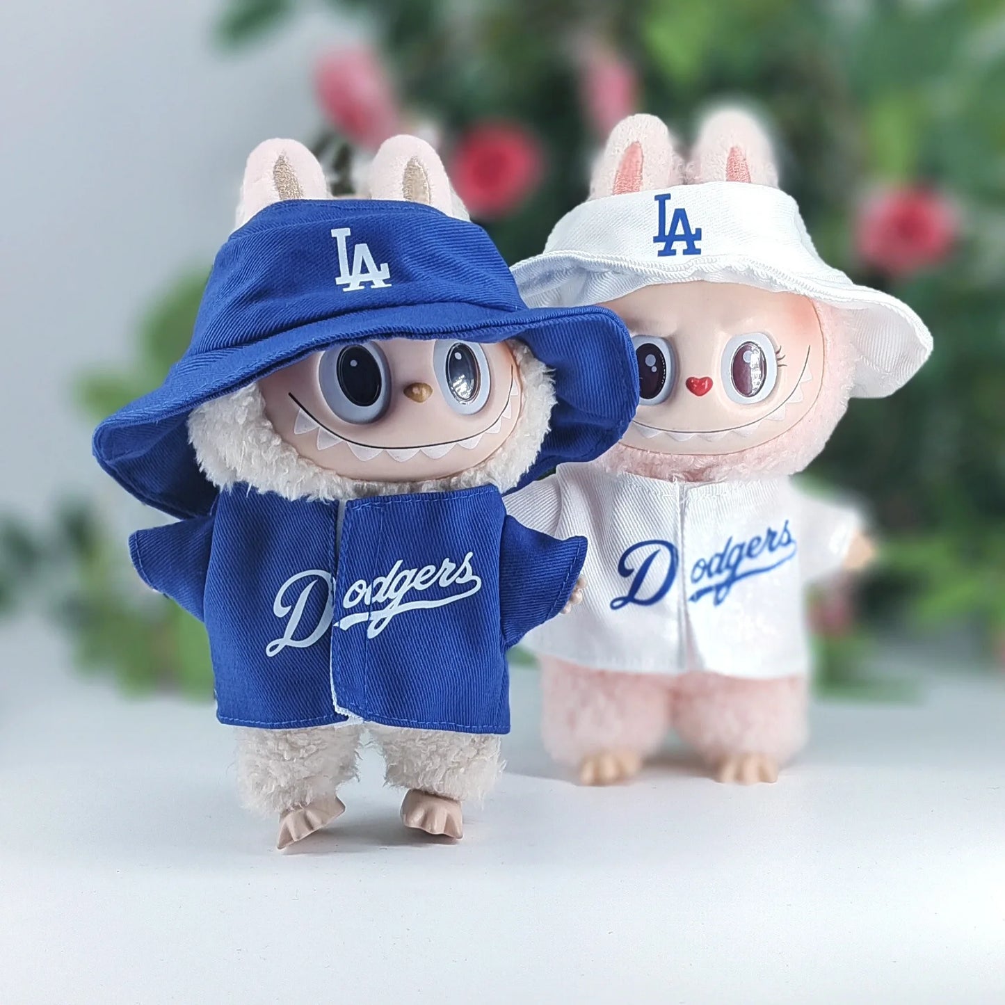 Cute Labubu Doll Clothes 15/17cm Labubu Clothes Sitting Party Number 17/5 Baseball Clothes Children's Diy Doll Accessories Gifts