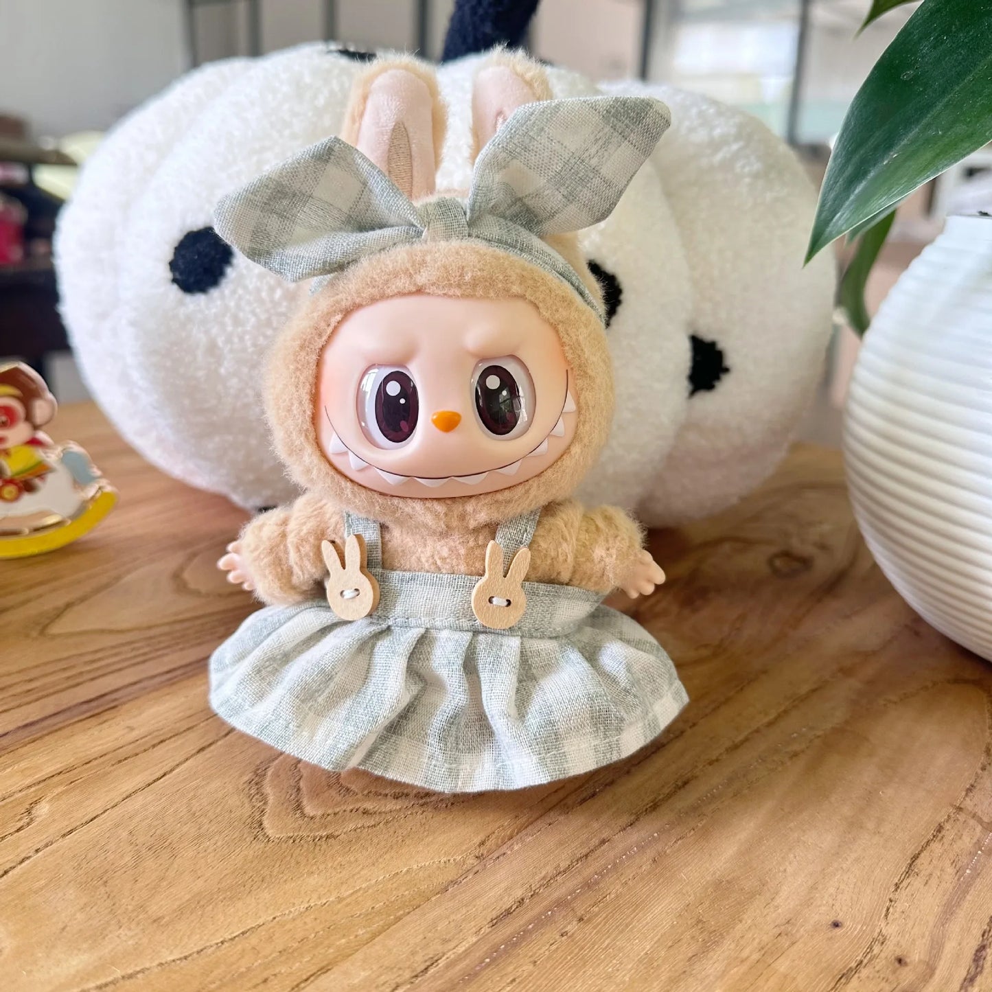 LABUBU Doll'S Clothes Outfit Accessories for 15-17cm Labubu Outfit Clothes Sports Leisure Suit Clothing Gift