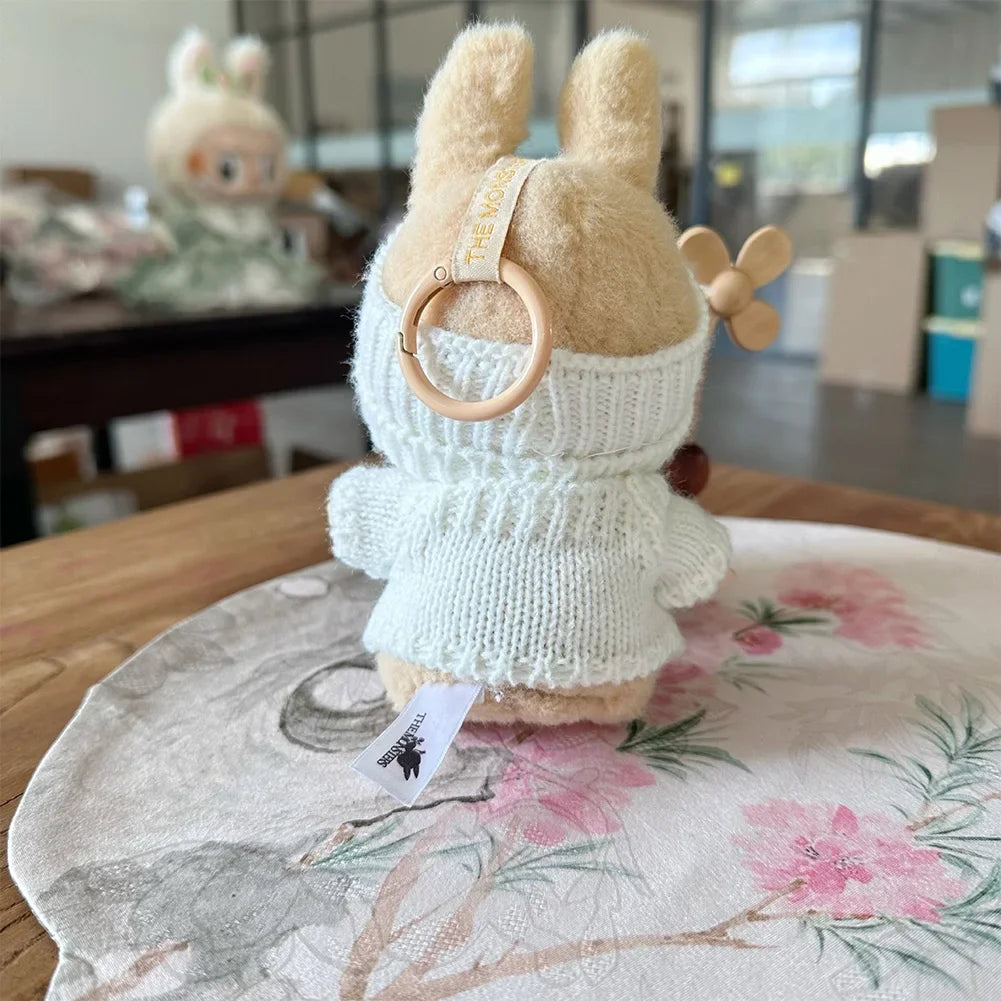 Labubu 3.0 Big into Energy Series Clothes  Labubu Bear Sweater Flanged hat Set Combining fashion & cuteness Labubu Ropa