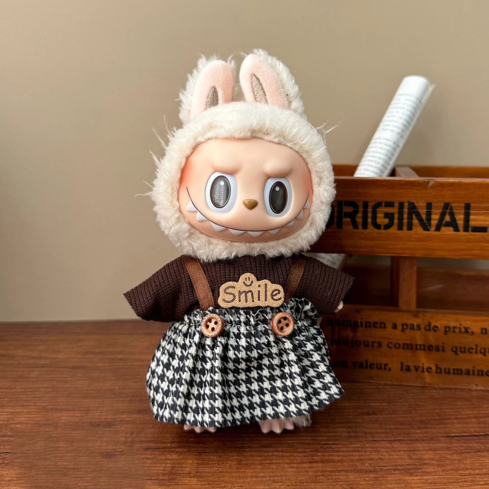 Labubu plush idol clothing accessories overalls style toys gifts Labubu ropa