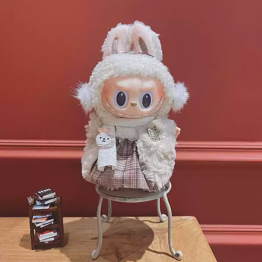 Original Labubu Clothes Labubu Vinyl Plush Doll Pendant One Or Two Generation Sitting Party Clothes Set Birthday Gift In Stock